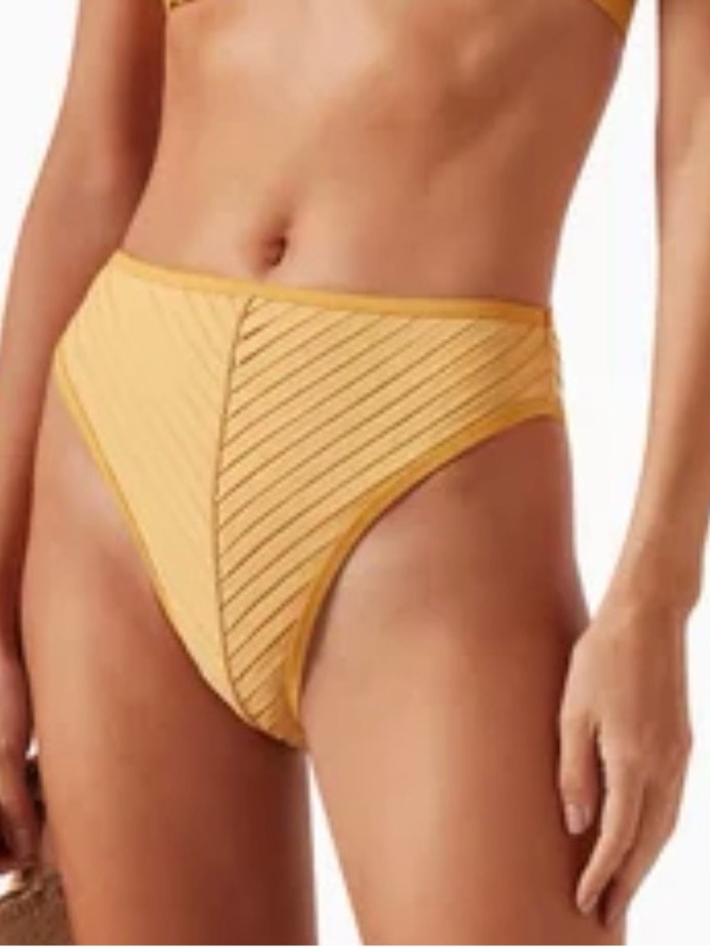 NWT ANDREA IYAMAH Pura Bikini Bottom -Mustard Medium